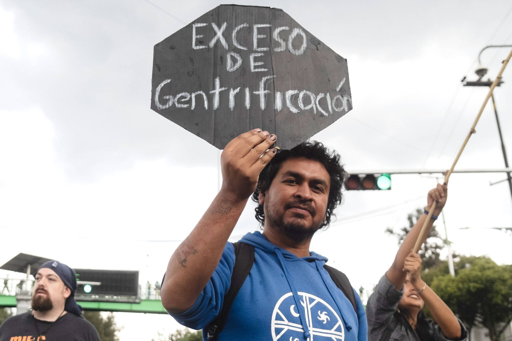 worldcrunch's tweet card. Across Mexico, where gentrification has pushed housing prices up by 247% from 2005 to 2021, locals are angry over their forced displacement and lack of housing rights. They recently protested against...