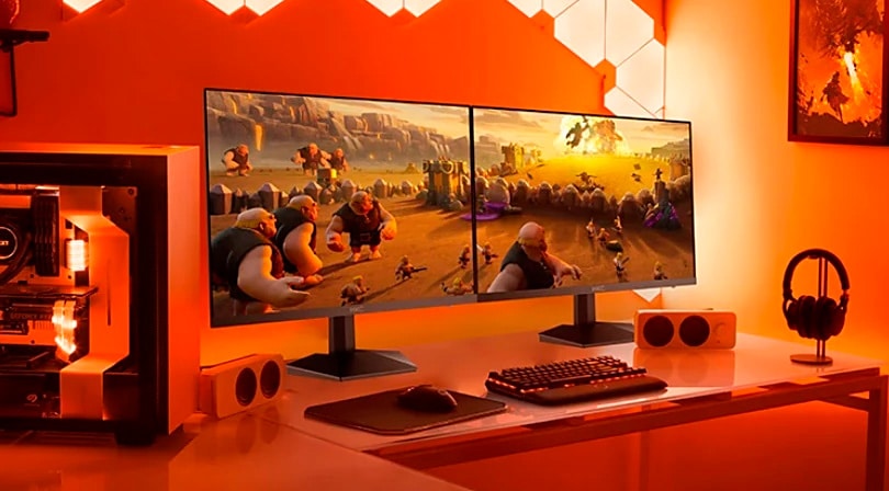 elchapuzas's tweet card. HKC lanzó en China dos monitores gaming a un precio muy económicos, los G27H2Max & G27H4Max a una resolución 2K a 220 y 275 Hz.