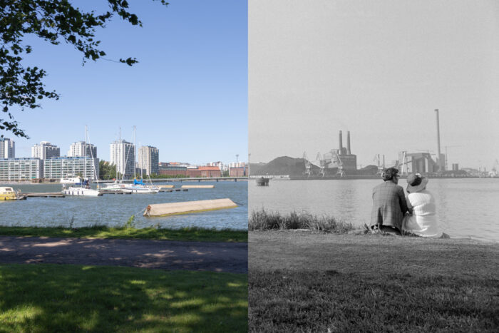 thisisFINLAND's tweet card. As Finland hosts an anniversary event marking 50 years since the historic OSCE summit and the signing of the Helsinki Final Act, we return to the city streets where history happened. Paired images...