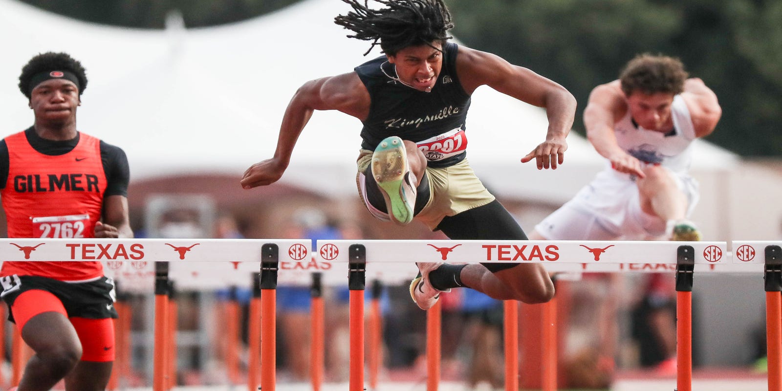 CallerSports's tweet card. Kingsville's Jasiah Rivers and Tuloso-Midway's Jayden McCoy lead the 2025 Caller-Times All-South Texas boys track & field team.