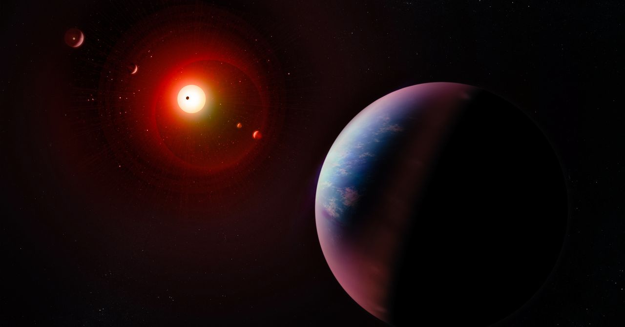 WIREDScience's tweet card. Astronomers have discovered a new exoplanet that may be habitable 35 light-years from Earth. Named L 98-59 f, it joins four other worlds in the temperate zone of an intriguing planetary system.
