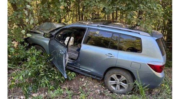 ktloradio's tweet card. Photo courtesy of the Theodosia Area Volunteer Fire Department. A woman from southeast Missouri was injured in a single-vehicle crash in Ozark County Thursday afternoon. The woman from Chaffee, whose...