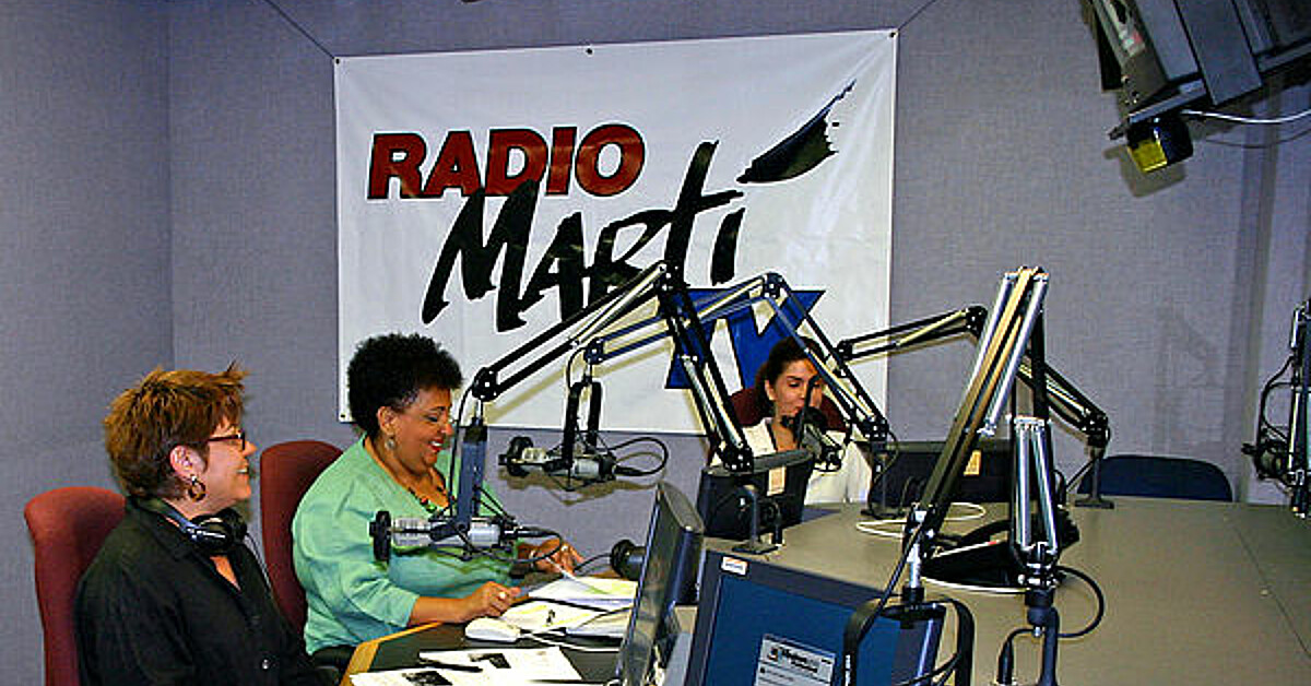 AmericaAdn's tweet card. Full-time employees of the U.S. Office of Cuba Broadcasting's Radio and Television Martí were informed on Saturday, March 15, that they were being placed on administrative leave