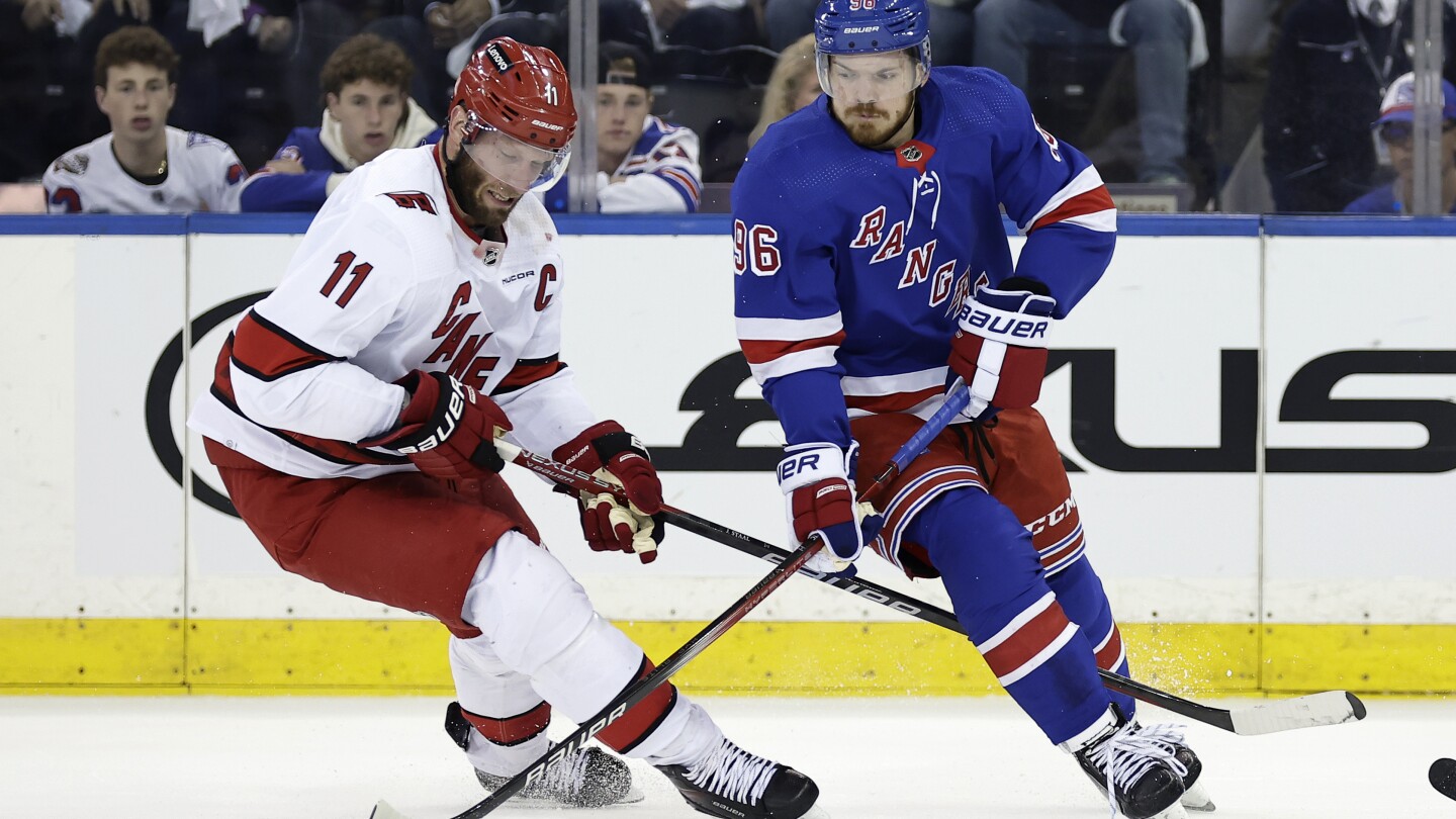VinCherwooAP's tweet card. Jordan Staal and Evgeny Kuznetsov scored 3:06 apart in the third period, and the Carolina Hurricanes got four goals in the third period for a 4-1 win over the New York Rangers in Game 5, staving off...