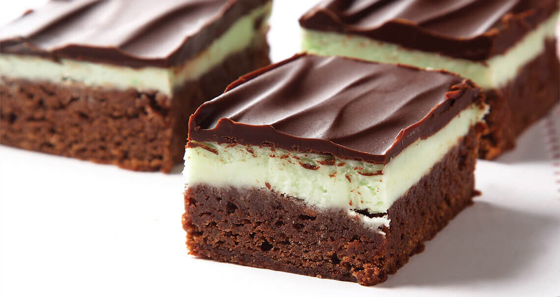 ourstatemag's tweet card. In these delicious brownies, smooth peppermint filling is sandwiched between layers of chocolate.