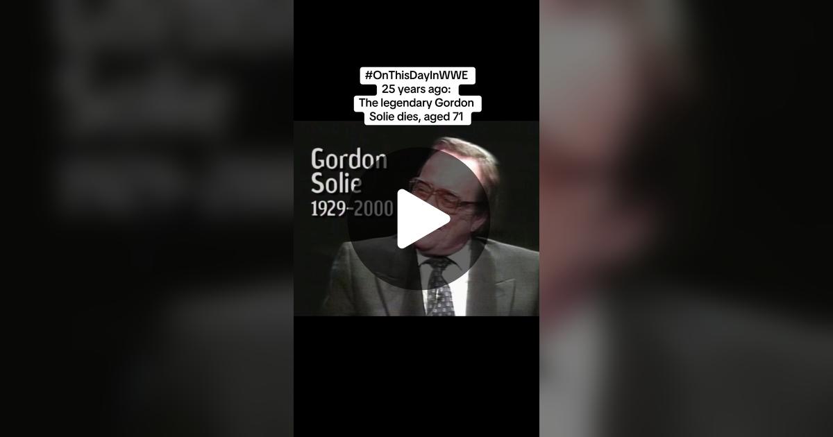 Michael89777838's tweet card. 334 likes, 9 comments. “The voice of wrestling for a generation This video is from when Gordon Solie was inducted into the WWE Hall of Fame, 8 years after his death: “He could call a match like...