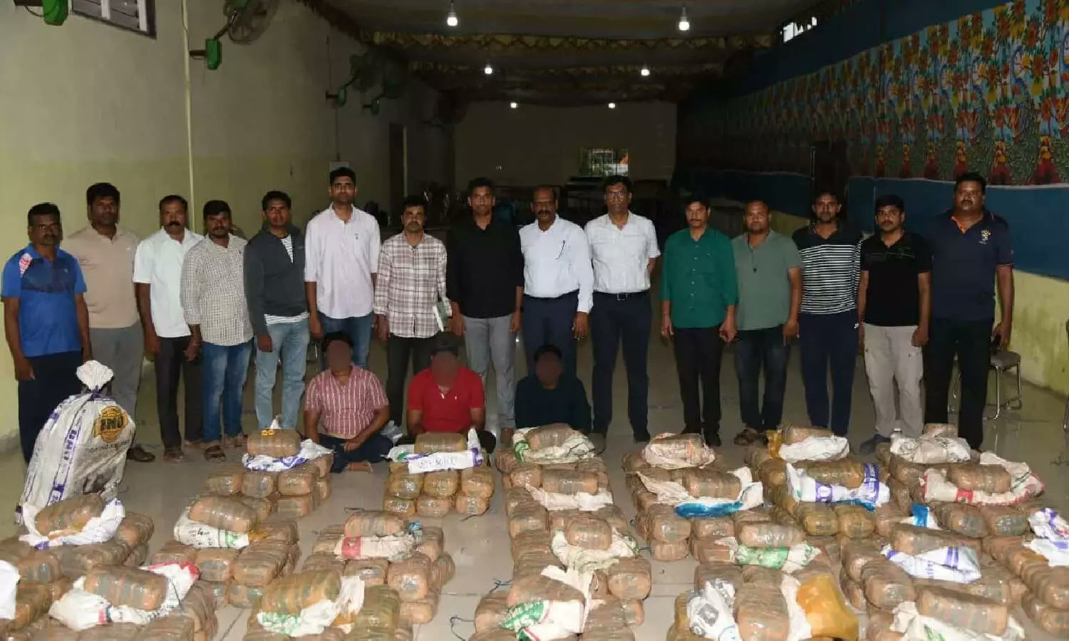NewsMeter_In's tweet card. The operation, carried out by the restructured anti-narcotics wing, marks the largest drug haul in Telangana so far this year.