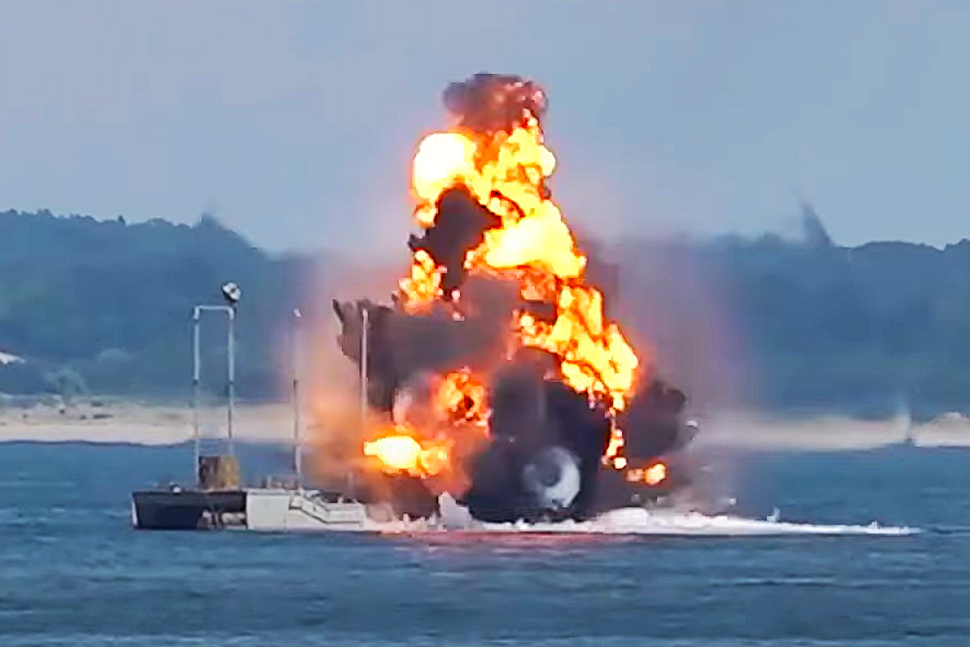 ArmyRecognition's tweet card. Russian Naval Drone Destroys Target in July Storm Exercise Marking a Strategic Shift in Maritime...