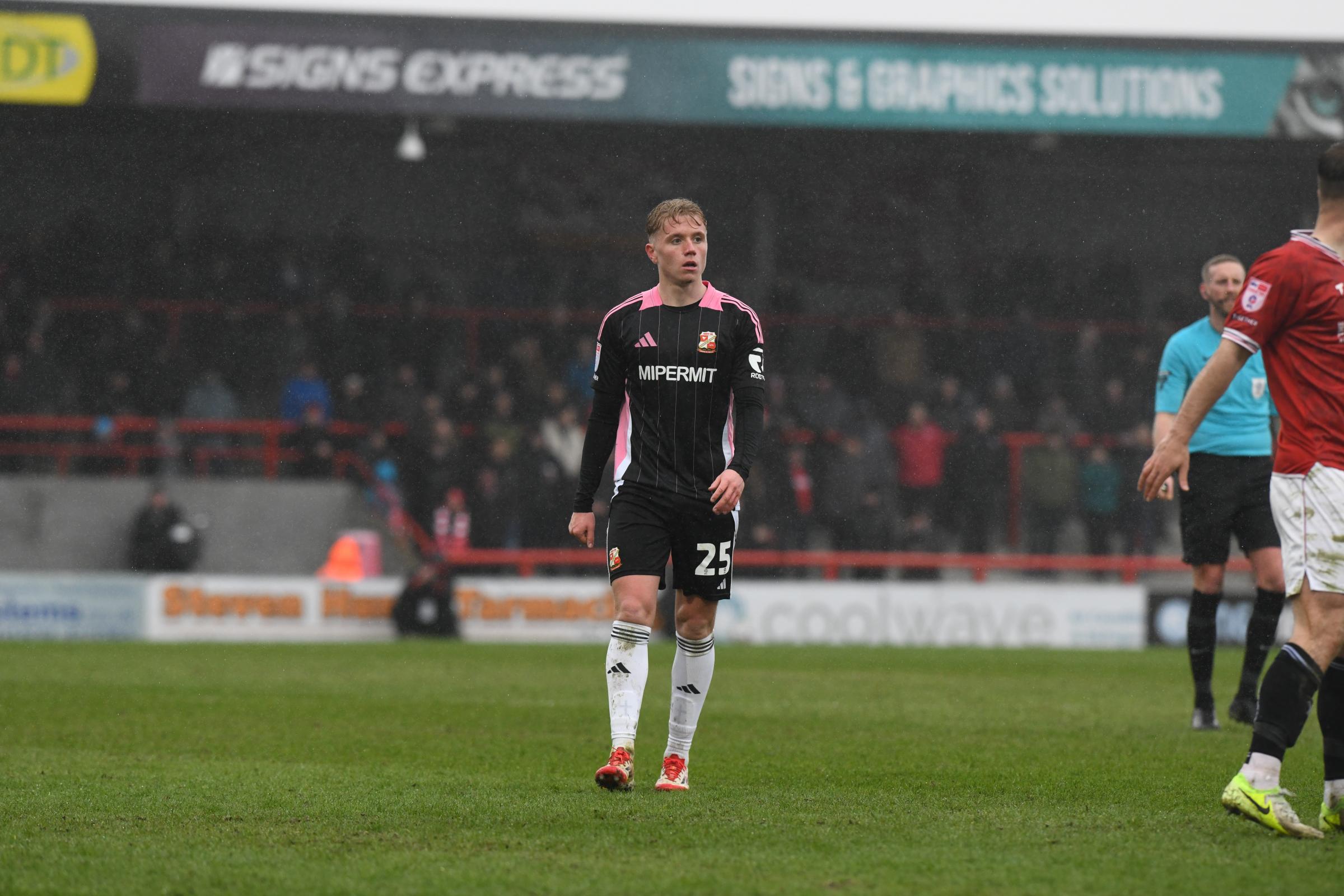 AdverSport's tweet card. Last season’s Swindon Town loanee Joe Westley is now a target for their League Two rivals Accrington Stanley, according to reports