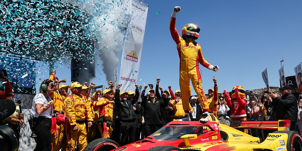 ArchieOReilly_'s tweet card. Álex Palou is now on the brink of a fourth IndyCar title after his eighth win of this historic 2025 season. He has elevated it to yet another level at Laguna Seca.