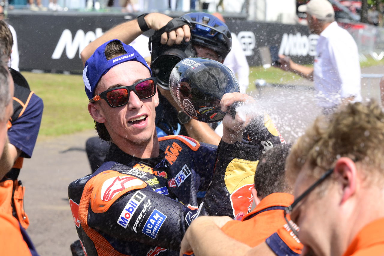 crash_motogp's tweet card. Pedro Acosta reflects on the first half of MotoGP 2025
