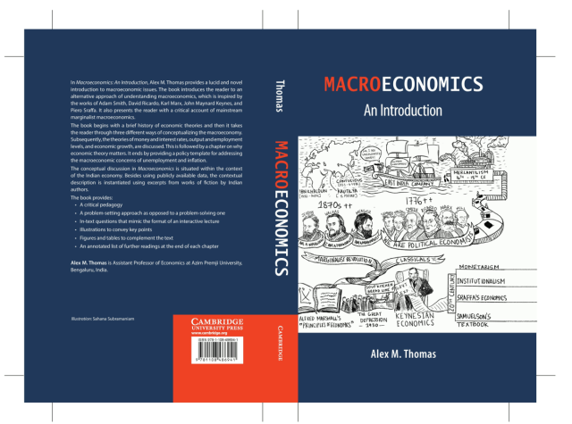 DivDecEcon's tweet card. A review of Alex M. Thomas, Macroeconomics: An Introduction, Cambridge: Cambridge University Press, 2021, xx + 234 pages, 978-110873199-7 by Subhasree Ghatak1 “Textbooks often portray economics as …