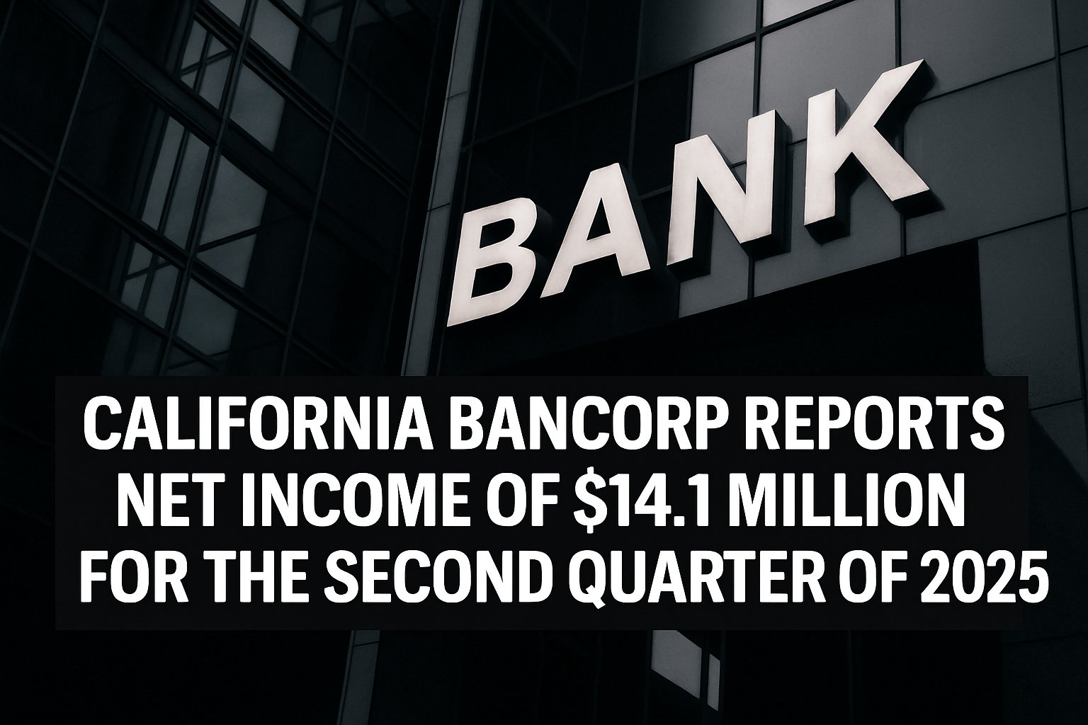 Lycanbull's tweet card. California BanCorp reports Q2 results with improved credit metrics and successful balance sheet optimization. See how strategic shifts shaped their financial performance.