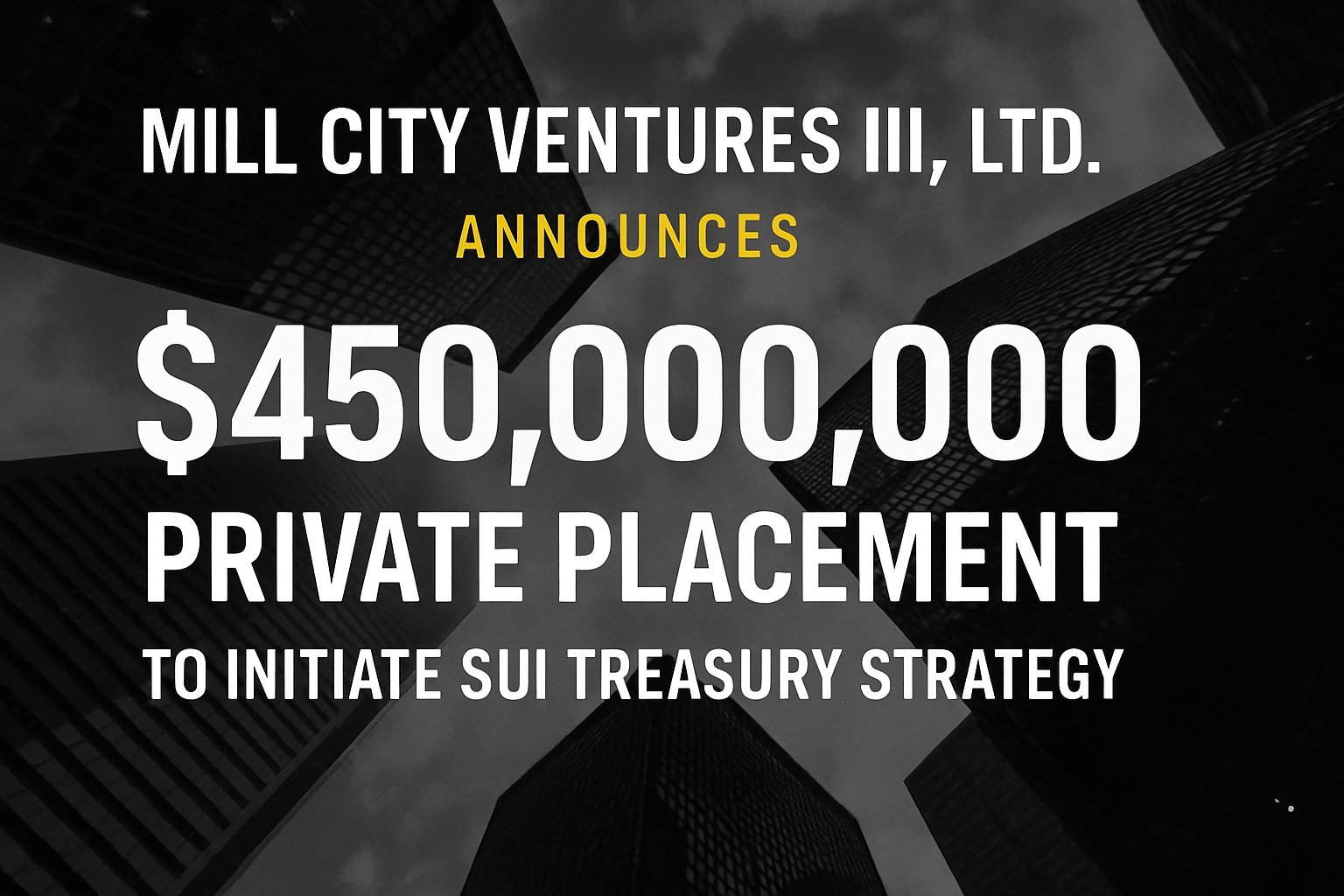 Lycanbull's tweet card. Exclusive partnership transforms Mill City into the only foundation-supported Sui blockchain treasury, backed by Galaxy Digital and major crypto firms. Learn more.