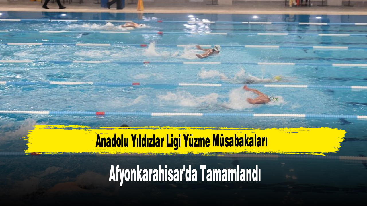 AfyonTurkeli's tweet card. Anadolu Yıldızlar Ligi Yüzme Müsabakaları, 10 ilden 180 sporcunun katılımıyla Afyonkarahisar’da başarıyla tamamlandı.