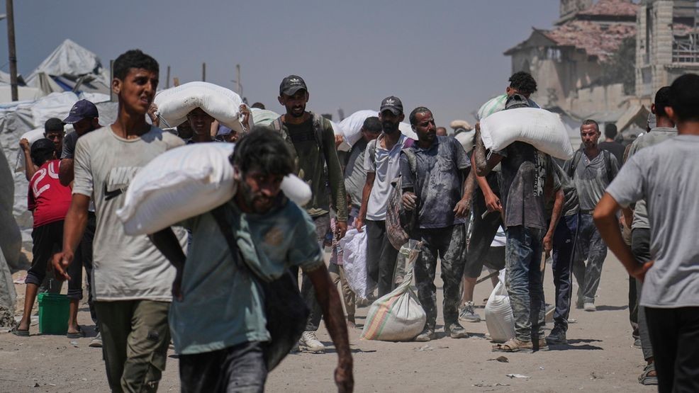 KUTV2News's tweet card. Israel announced Sunday that the military would pause operations in Gaza City, Deir al-Balah and Muwasi for 10 hours a day.