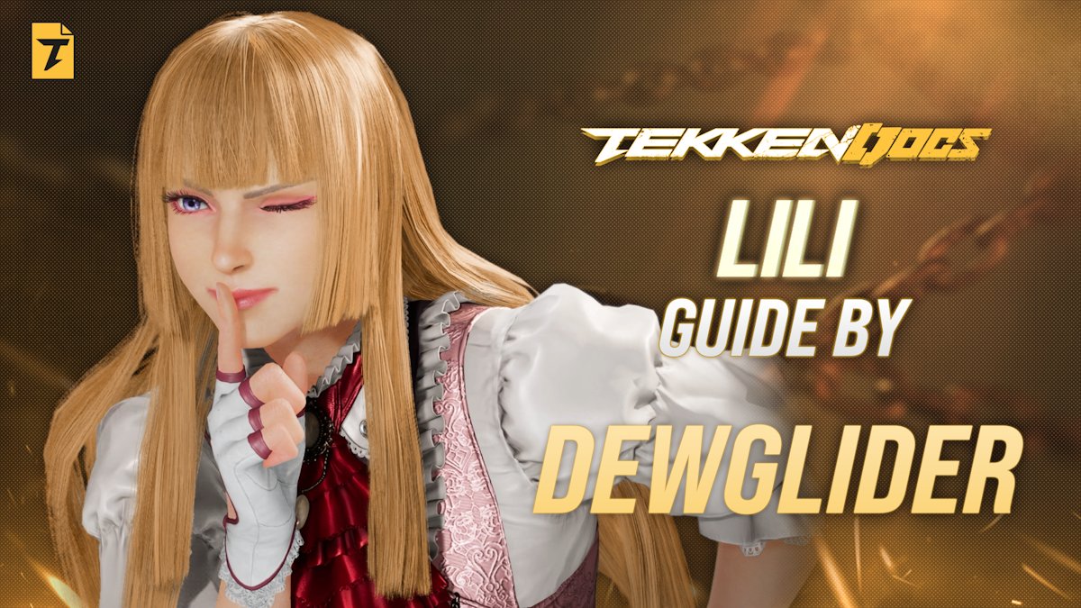 tekkendocs's tweet card. An overview of the most important information for Lili in Tekken 8. Quickly learn how to play the character by learning key moves, punishers, and combos.