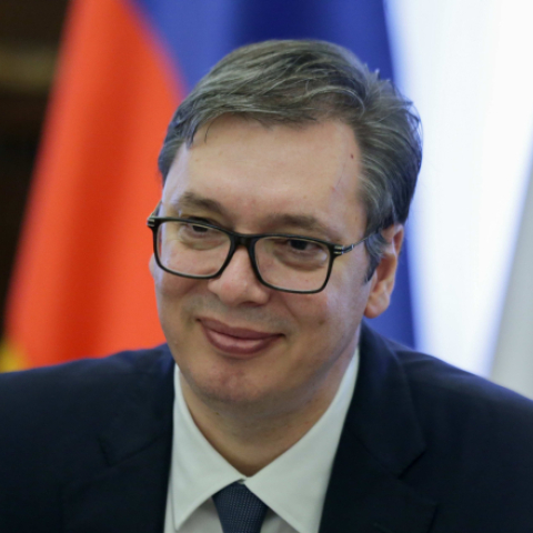 workersliberty's tweet card. On Saturday 12 July, Serbia’s President Vučić visited a new bridge being constructed in the city of Novi Sad. Protestors were held hundreds of metres from the President by police, who told the camera...