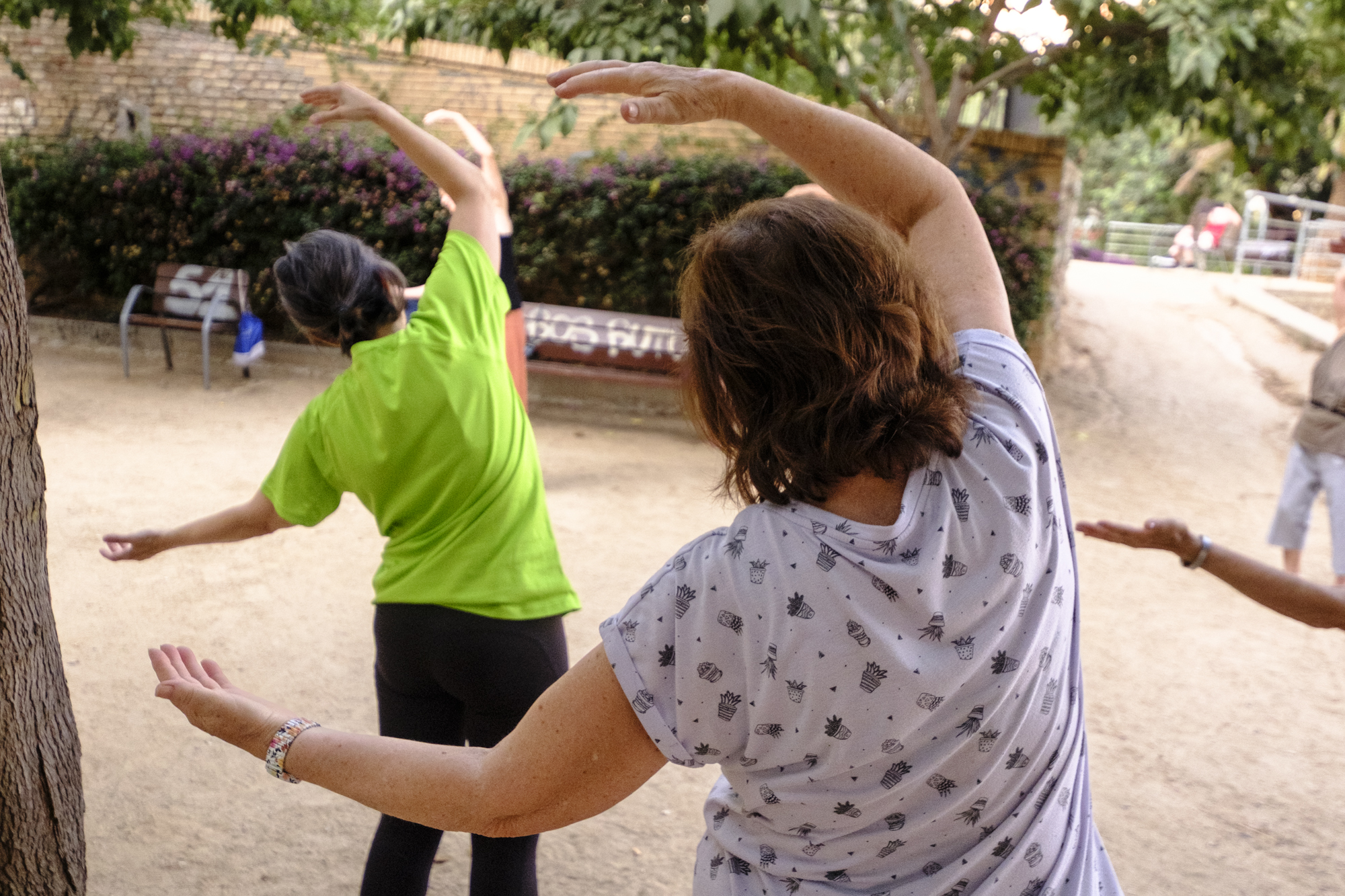 lhdigitalh's tweet card. Després de passar pel Parc de la Remunta, el Parc de Bellvitge i el Parc de l’Alhambra, la darrera setmana de l'activitat que proposa equilibrar la ment, el cos i la respiració per una millor...