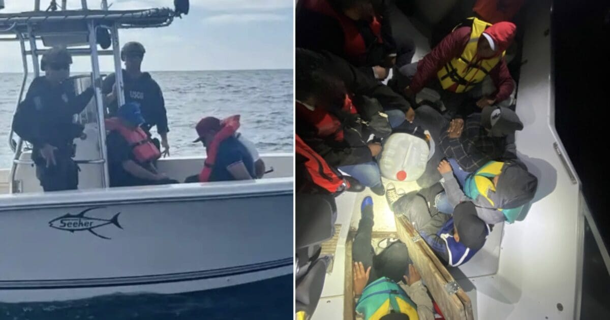 IRLILaw's tweet card. The Coast Guard continues to stop offshore illegal alien smuggling following a surge under the Biden administration.