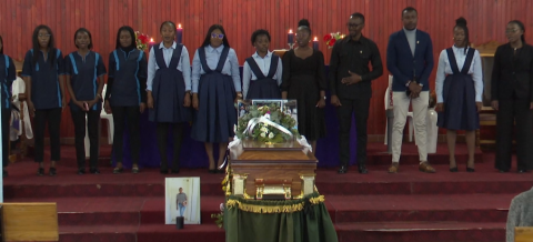 NBCDigitalNews's tweet card. Family and friends gathered at St. Michael Angelina Church in the capital to celebrate the life of Fiina Nghifikwa. The 39-year-old Nghifikwa died last Tuesday after she was shot and killed during an...