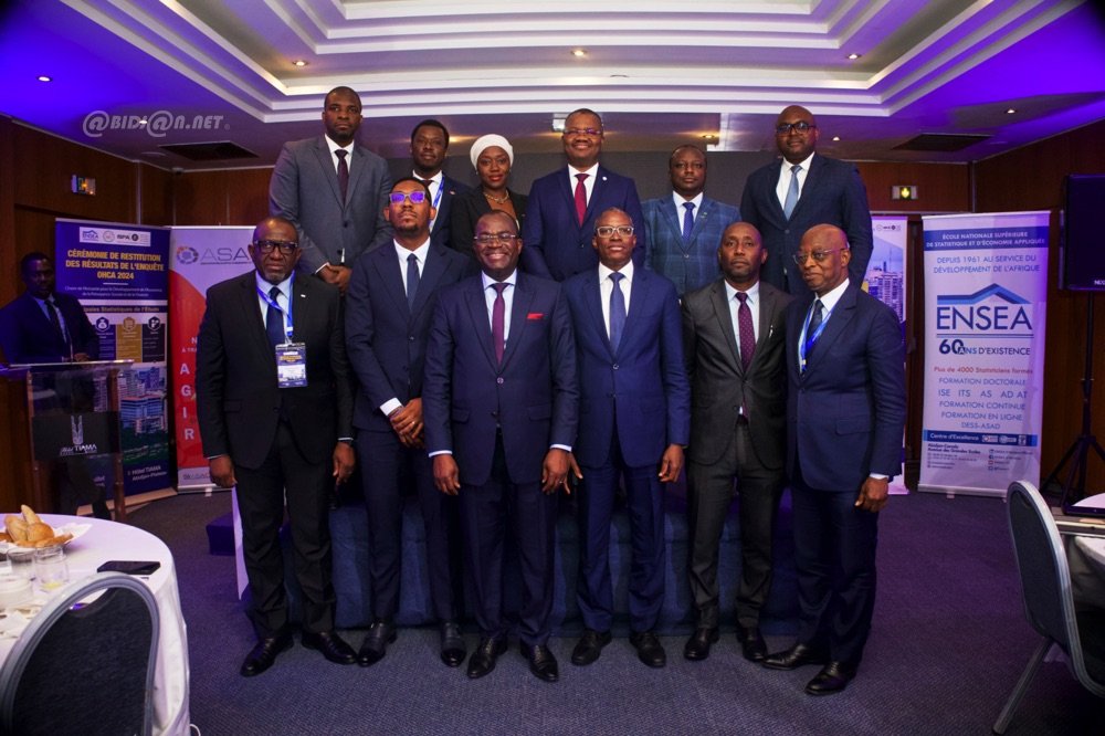 abidjan_net's tweet card. Le Directeur de cabinet du ministère de l'Économie, du Plan et du Développement, Yéo Nahoua a ouvert au nom la de la ministre Nialé Kaba, la cérémonie de restitution des résultats de l'enquête 2024...