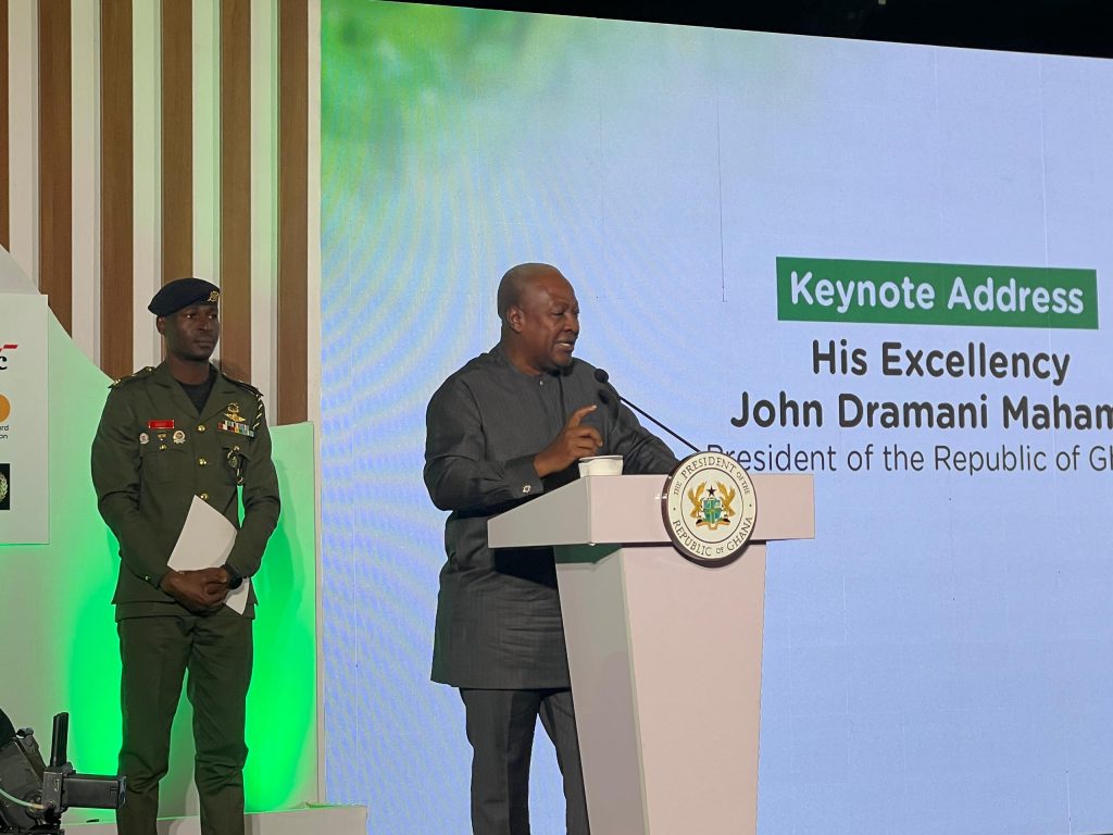 Channel1TVGHA's tweet card. President John Dramani Mahama has announced that the government will waive import duties on agricultural and agro-processing machinery as part of efforts to
