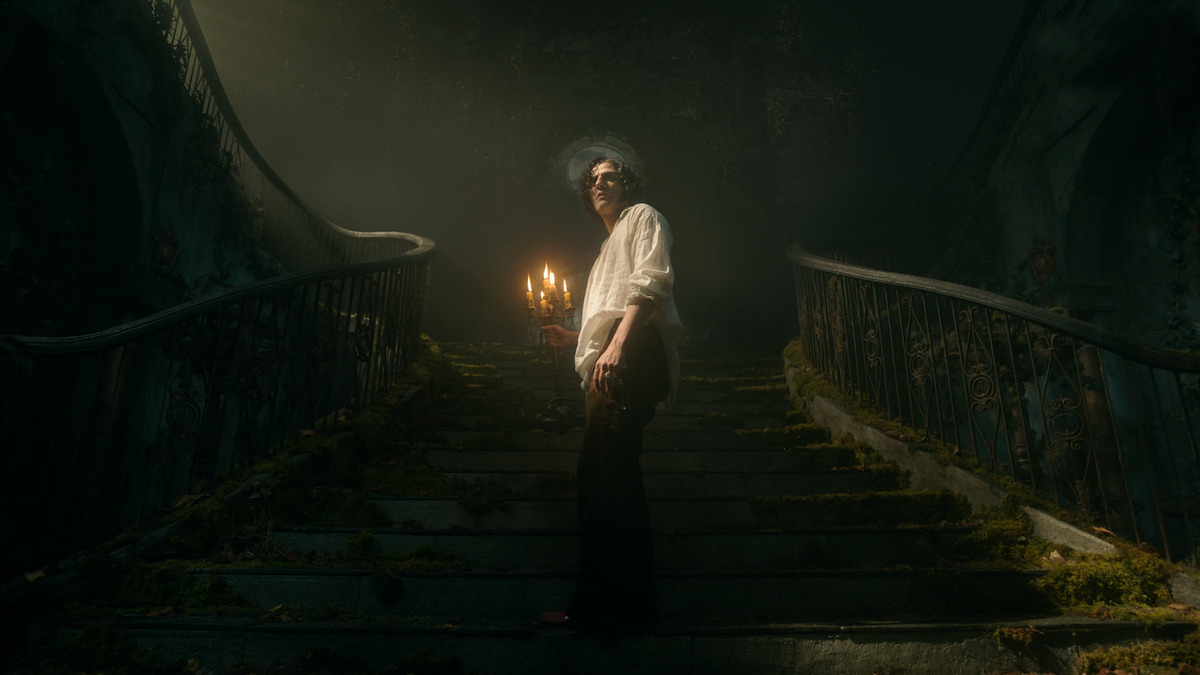 ComicBook_Movie's tweet card. A new look at Guillermo del Toro's Frankenstein has been released, and it finally reveals Jacob Elordi (Priscilla) as the titular monster created by Oscar Isaac's Victor Frankenstein. Check it out...