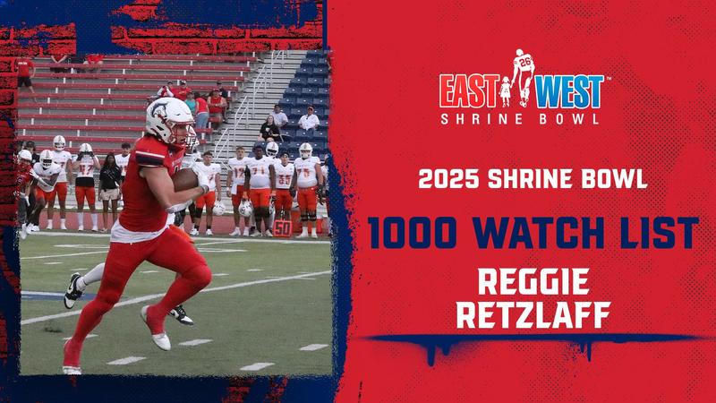 gothunderwolves's tweet card. TAMPA, Fla. – Colorado State University Pueblo redshirt senior receiver Reggie Retzlaff (Corona, Calif./Riverside City College) has been named to the 2025 Shrine Bowl 1000 Watch List as announced by...
