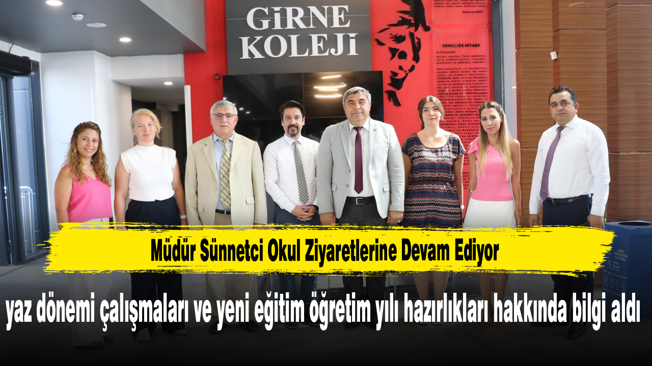 AfyonTurkeli's tweet card. Afyonkarahisar İl Milli Eğitim Müdürü Miraç Sünnetci okul ziyaretleri kapsamında Girne Koleji Afyon Kampüsünü ziyaret etti.
