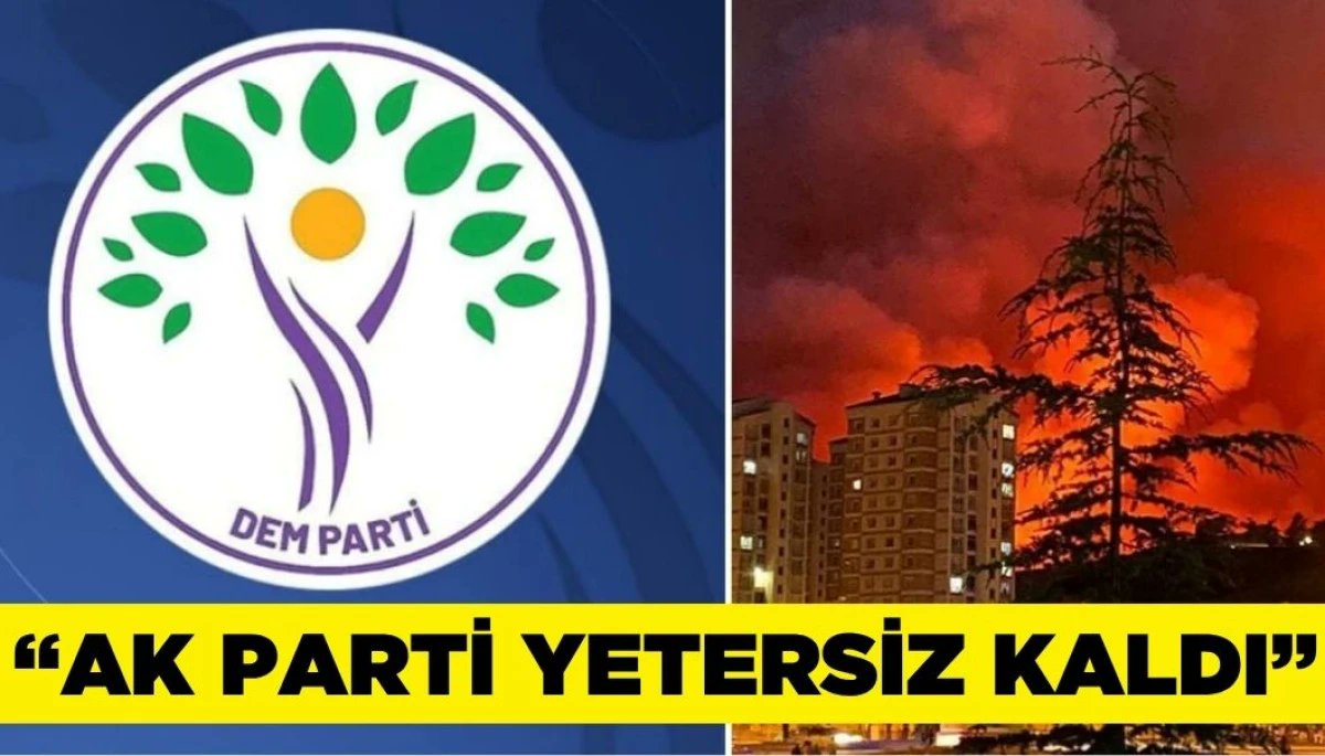 sariyersoz's tweet card. DEM Parti, Türkiye'nin dört bir yanını çevreleyen orman yangınlarına ilişkin TBMM Tarım, Orman ve Köyişleri Komisyonu'nu olağanüstü toplantıya çağırdı.