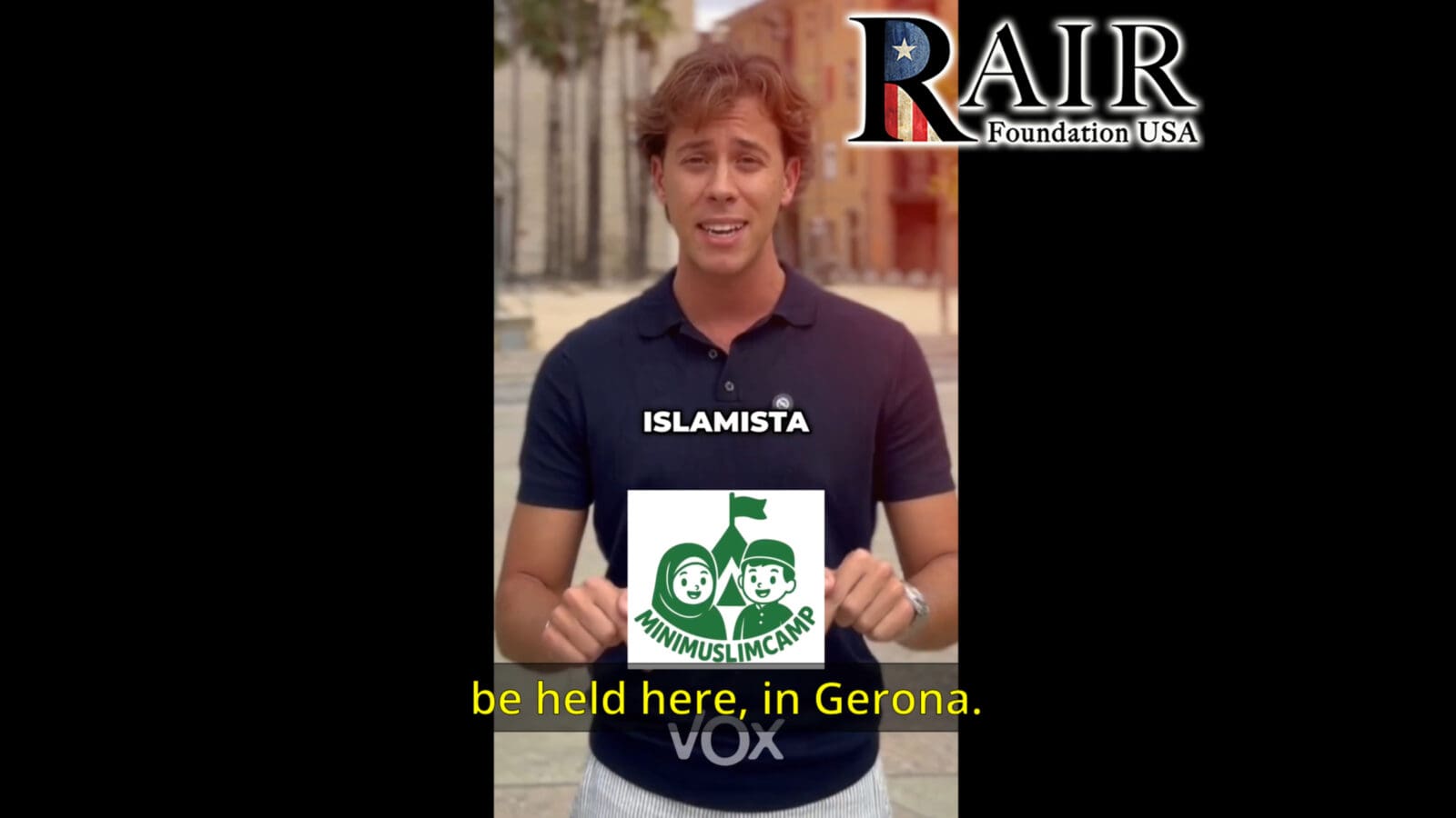 RAIRFoundation's tweet card. Muslim Brotherhood Organizes Children’s Camp in Spain, VOX Sounds Alarm Over Islamic Indoctrination - RAIR