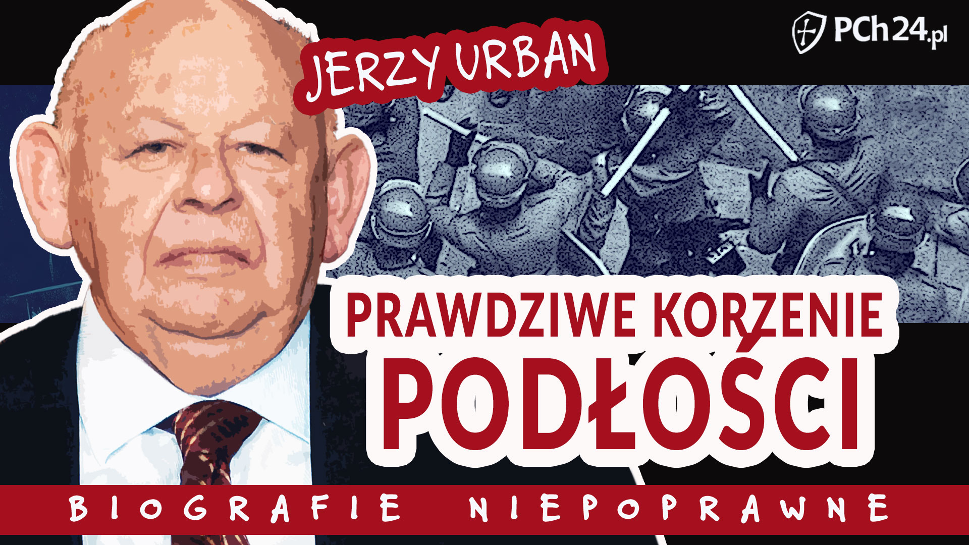 PCh24pl's tweet card. Ludwik Pęzioł opowiada o Jerzym Urbanie, wskazując na przyczyny jego ponurej roli w historii Polski. Rodzice muszą poznać prawdę o edukacji zdrowotnej! Pomóż sfinansować ogólnopolską kampanię! 👉...