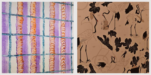 TandCmag's tweet card. It's handmade, it's one-of-a-kind, and it comes in rolls that you stick to your walls. What's behind the