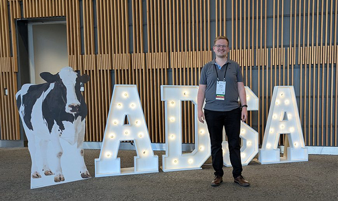 feedandadditive's tweet card. Martin Julius Gote, recipient of the 2024 Novus Award, presented his research on a dairy health monitoring system at the 2025...