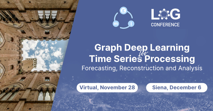 andreacini1994's tweet card. The GMLG tutorial on graph deep learning for time-series processing.