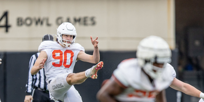 McclainBaxley's tweet card. Oklahoma State is looking to lock down some position battles during fall camp this month.