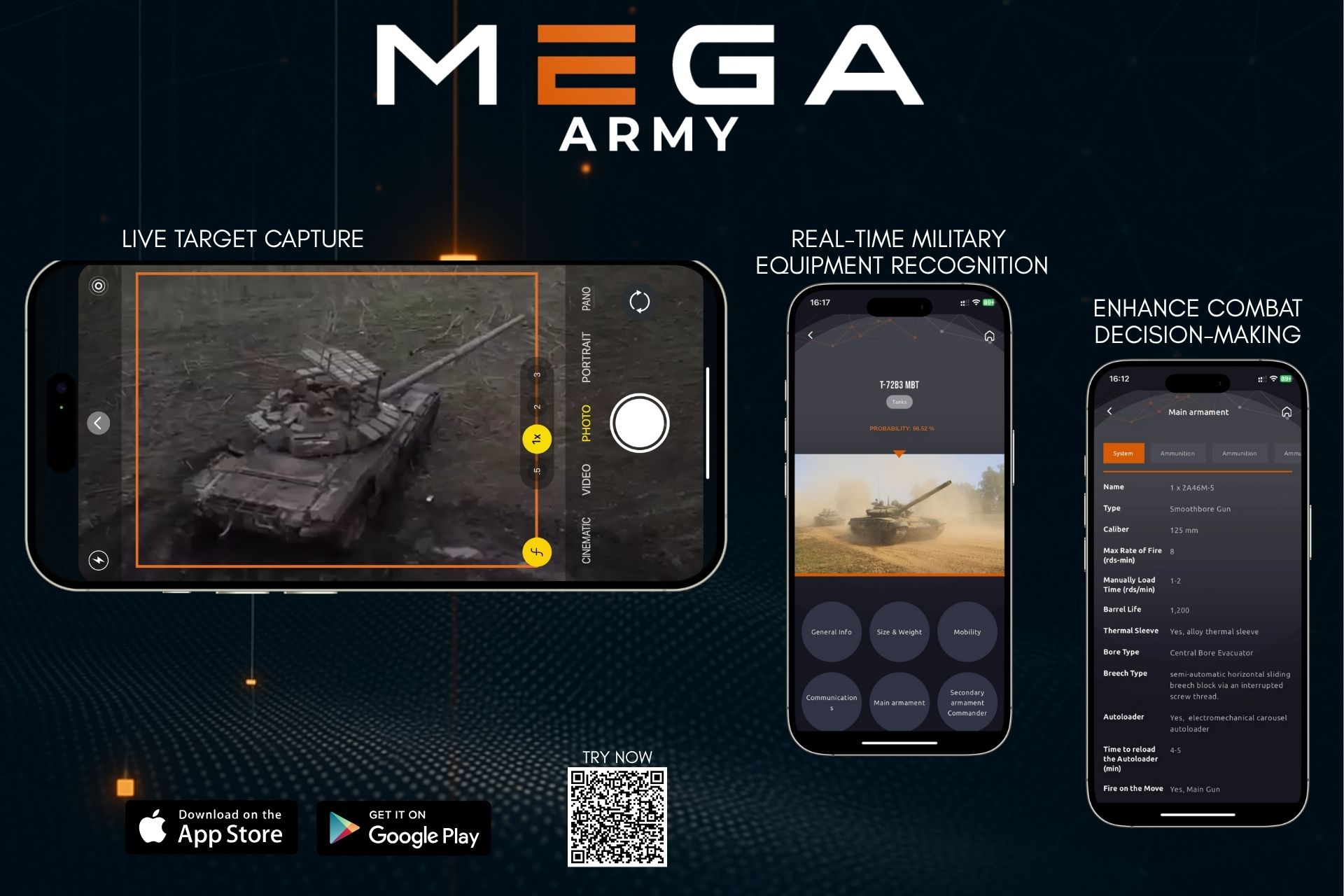 ArmyRecognition's tweet card. MEGA Army App Recognizes All Combat Vehicles with Full AI-Based Technical Analysis