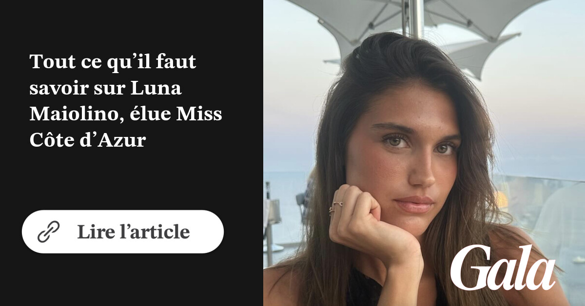 GALAfr's tweet card. Miss France 2026 : tout ce qu’il faut savoir sur Luna Maiolino, élue Miss Côte d’Azur