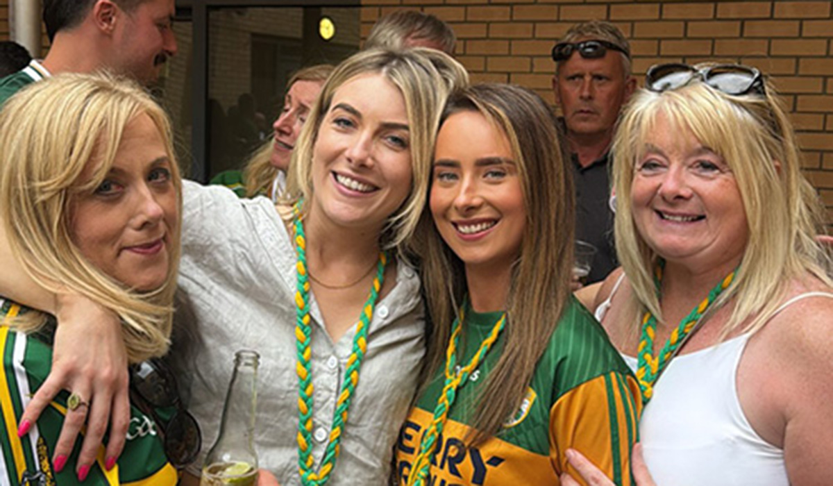 EVOKE's tweet card. Kerry supporters' cheers echoed around Croke Park as the team lined up to lift the Sam Maguire cup on Sunday, including a few famous faces.