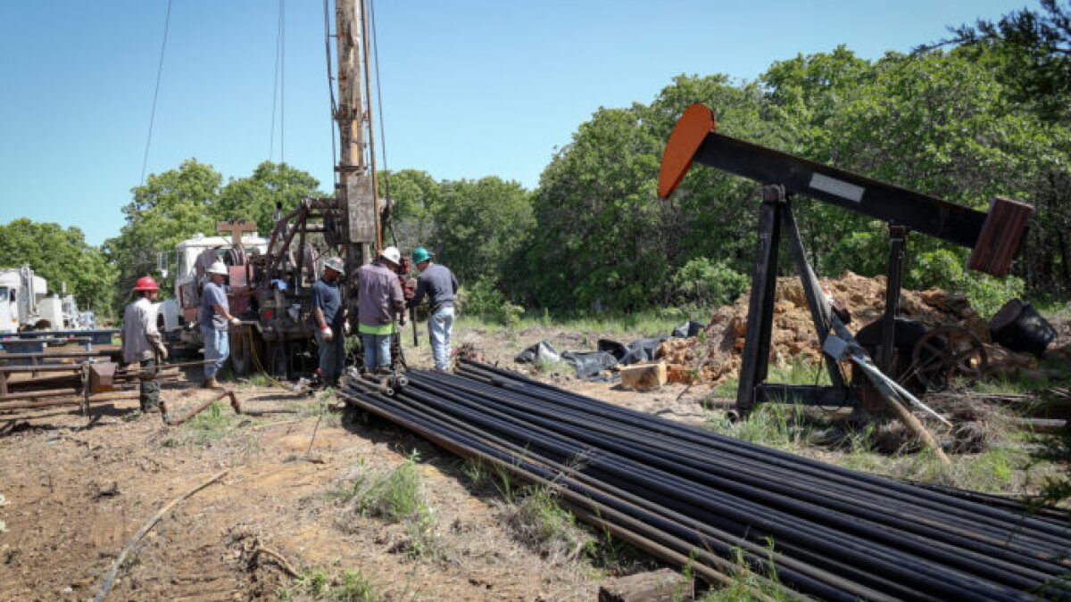KOSURadio's tweet card. Reclaiming Our Water, Part 1: Ever since the Osage Nation received a grant totaling over $19 million, the Department of Natural Resources has been trying to accurately identify how many wells are...