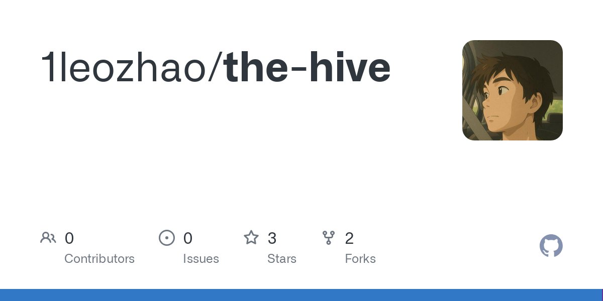 1leozhao's tweet card. Contribute to 1leozhao/the-hive development by creating an account on GitHub.