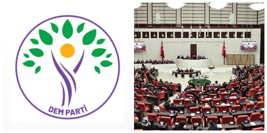 DEMParti_TBMM's tweet card. Grup Başkanvekillerimiz Gülistan Kılıç Koçyiğit ve Sezai Temelli tarafından verilen araştırma önergesi.