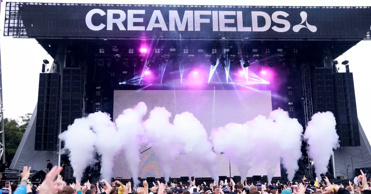 EchoWhatsOn's tweet card. Creamfields 2025 takes place from August 21 to August 24 in Daresbury