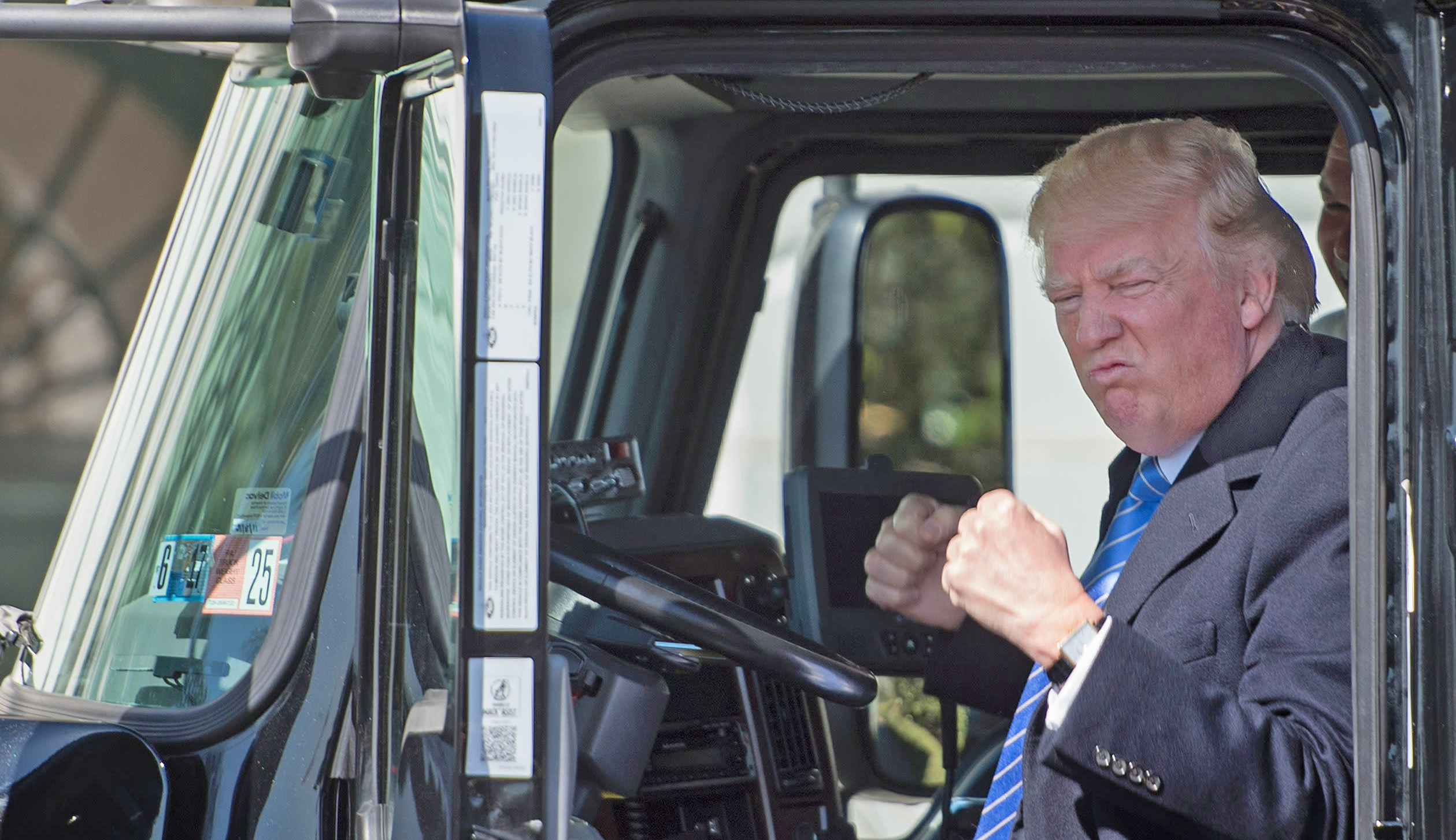 MRC_SLC's tweet card. The Trump administration will crack down on truck drivers who don't speak English and the people who give them licenses. Some advocates say that anti-immigrant spin is distracting much broader safety...