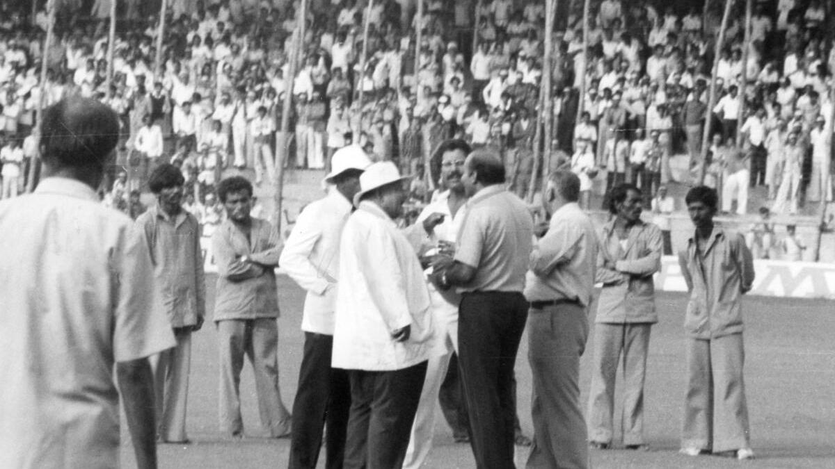 vijaylokapally's tweet card. Sunil Gavaskar’s 28th century in Test cricket came in controversial circumstances. With the match headed for a draw, Pakistan refused to take to the field to complete the mandatory overs left. Here’s...