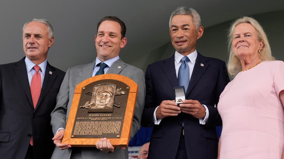 KTVB's tweet card. Ichiro was just one vote shy of being unanimously inducted into the Hall of Fame.