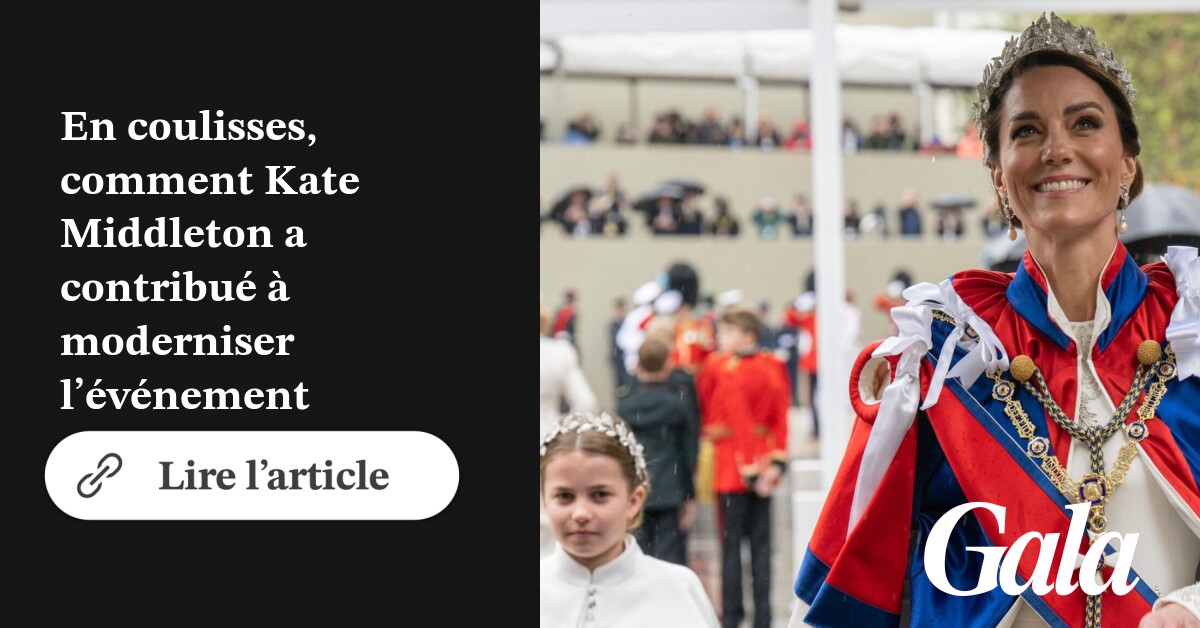 GALAfr's tweet card. Couronnement de Charles III : en coulisses, comment Kate Middleton a contribué à moderniser...