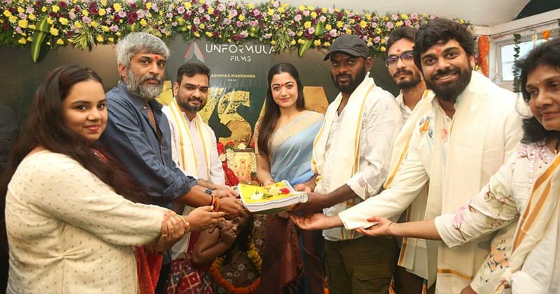 DeccanHerald's tweet card. Described as an emotional action thriller, 'Mysaa' is rooted in the culturally rich and visually captivating world of the Gond tribes.