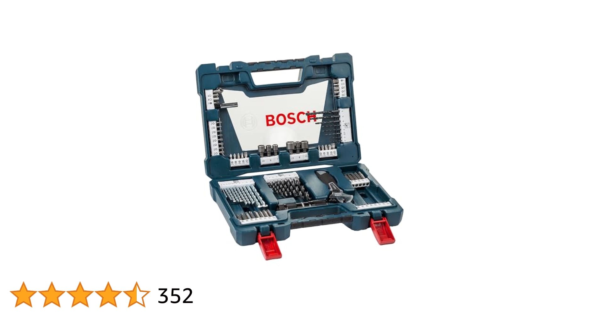 bonigeek's tweet card. O Kit de Pontas e Brocas V-Line Bosch é um produto completo e ideal para quem busca praticidade para executar diferentes tipos de trabalho. O Kit inclui uma variedade de pontas e brocas, além de...